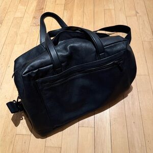 Away Everywhere Bag (Black Leather)